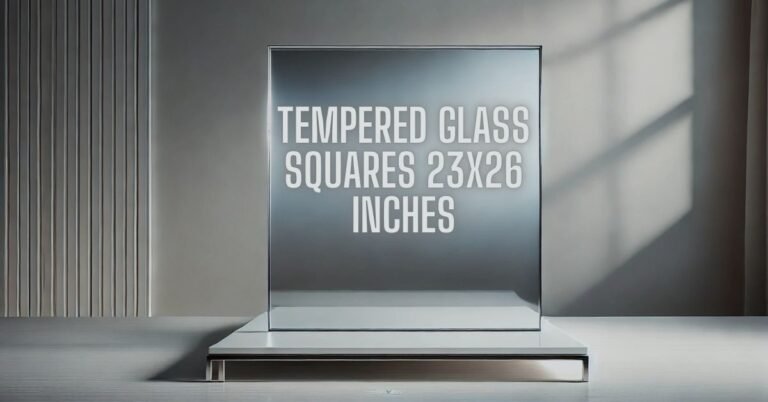 Tempered Glass Squares 23x26 Inches