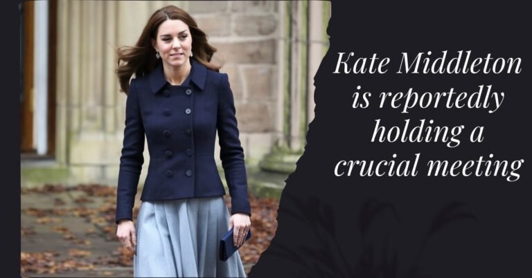 Kate Middleton is reportedly holding a crucial meeting